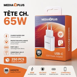 65W Power adapter (tete chargeur)