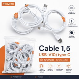 Cable 1,5  6A (cable chargeur) 