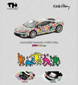 TRENDS HOBBY MODEL 1/64 LAMBORGHINI TEMERARIO 2024 X KEITH HARING