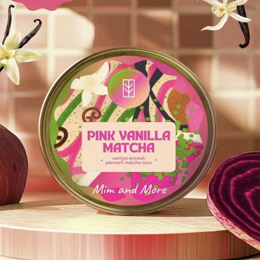 Mim & More Pink Vanilla Matcha 25g