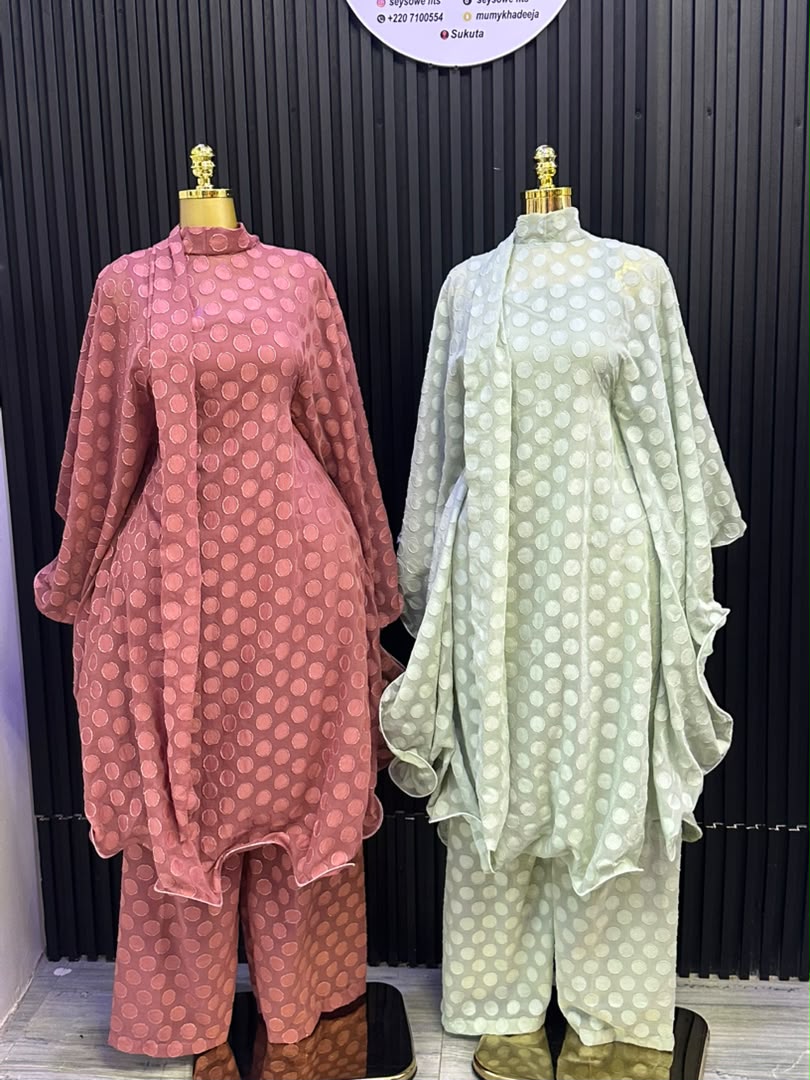 Rose Polka Dot Set & Sage Polka Dot Set