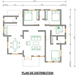 Réalisation de plans d'architecture