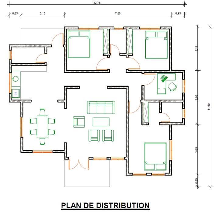 Réalisation de plans d'architecture_9