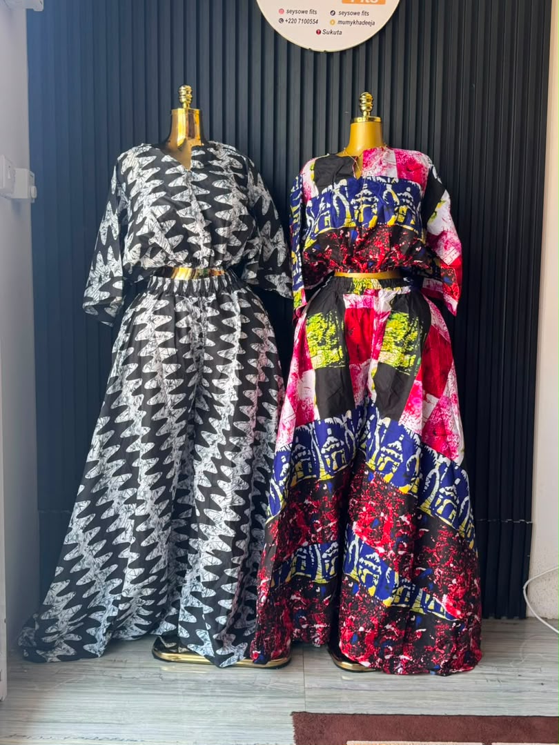 Black Arrow Print Belted Kimono Dress & Multicolor Patchwork Belted Kimono Dress_0
