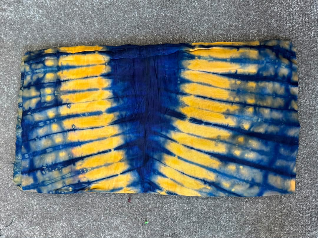 Adire Silk Fabric (5 Yards)_1