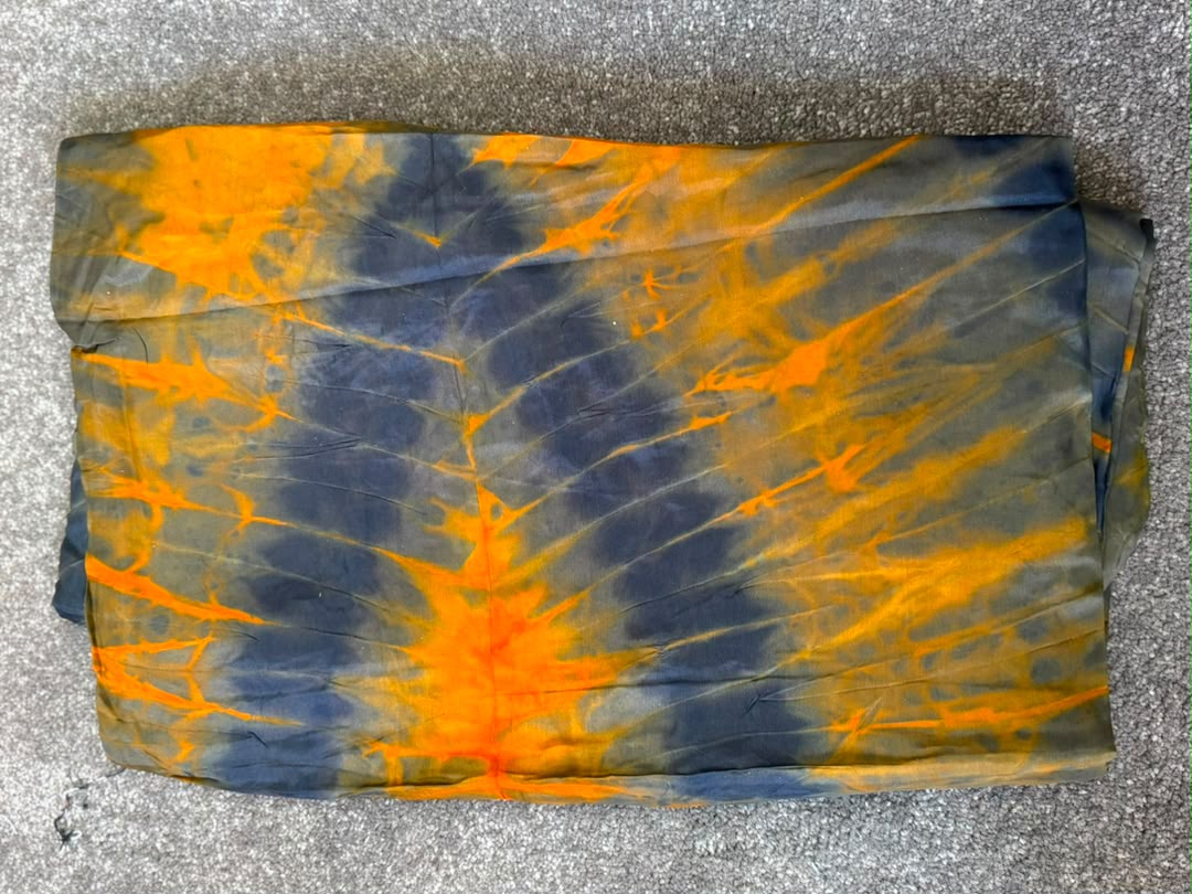 Adire Silk Fabric (5 Yards)