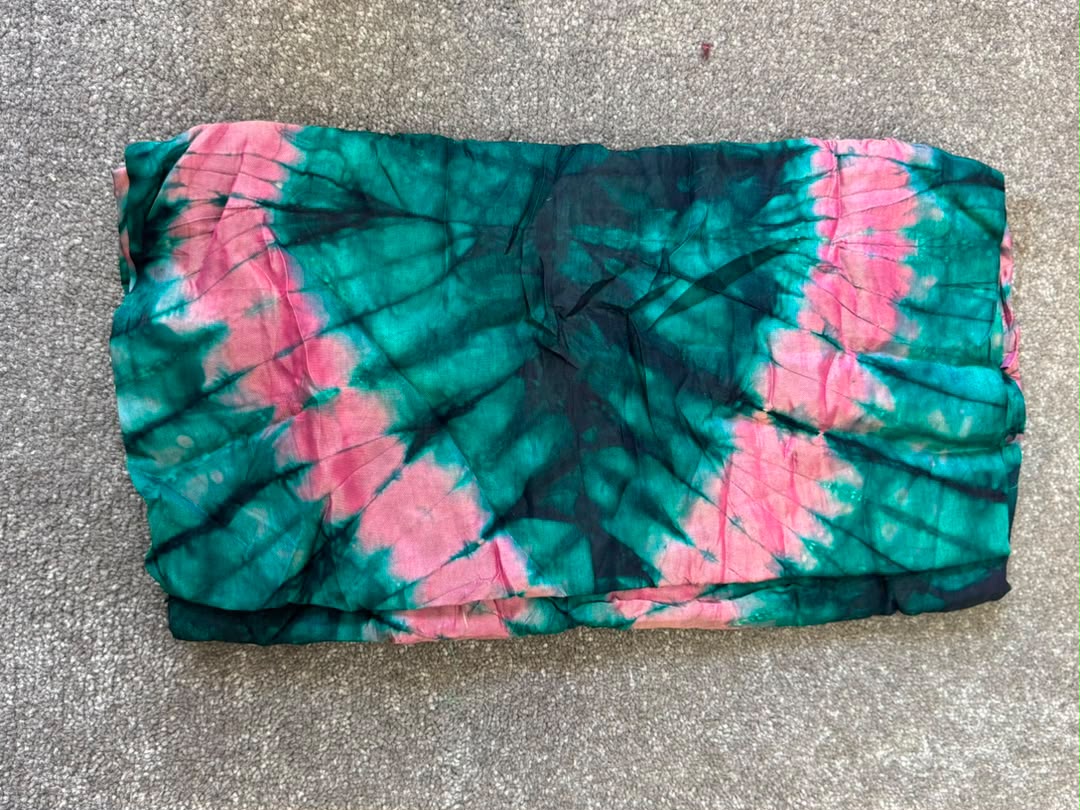 Adire Silk Fabric (5 Yards)_2