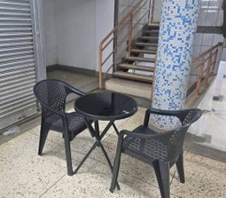 3-piece outdoor bistro patio set.