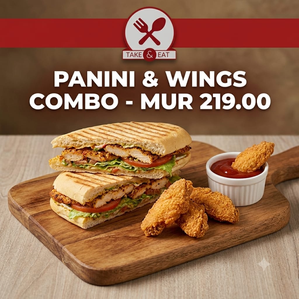 Panini & Wings Combo