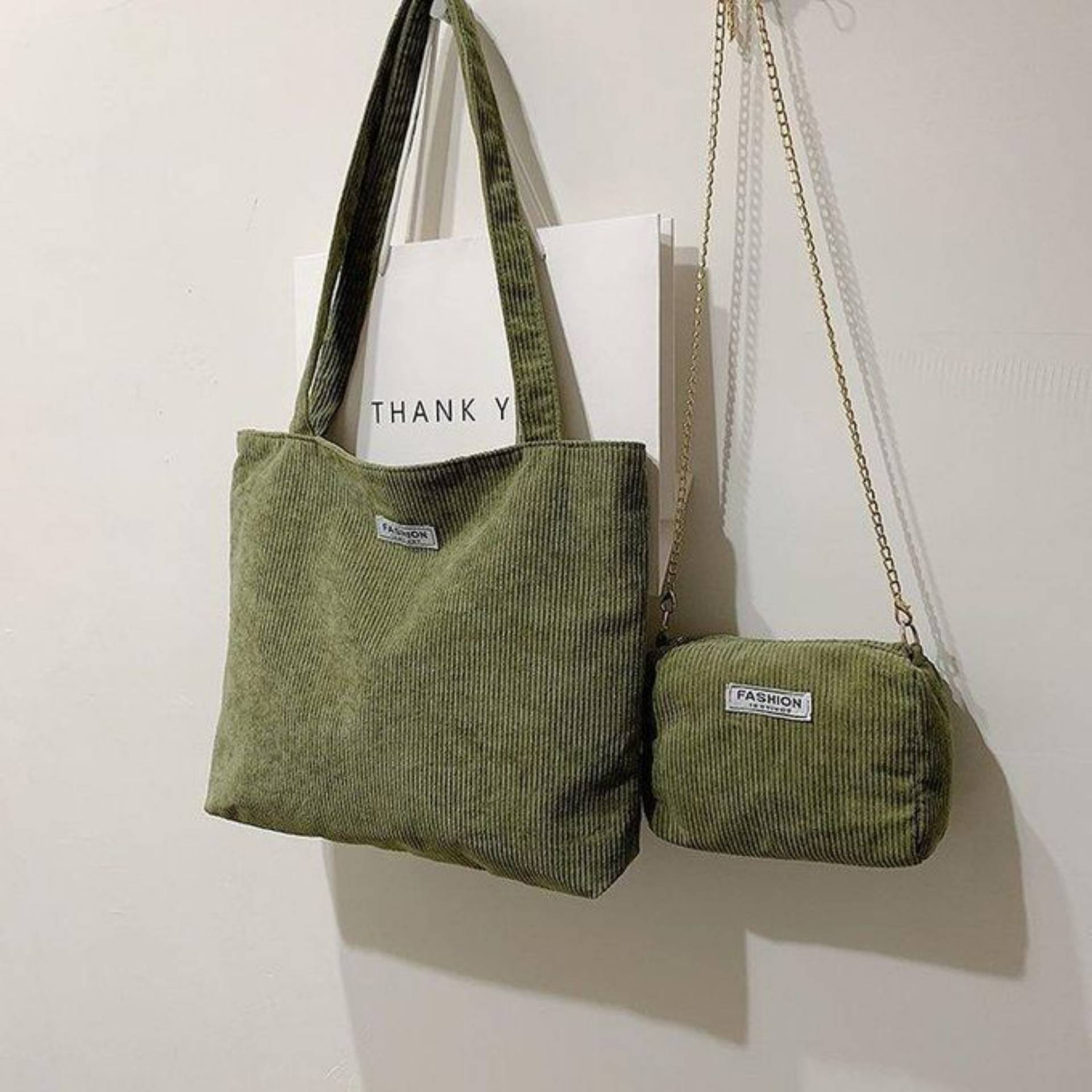 Green Tote bag