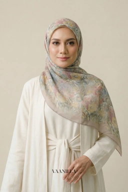 Delight Scented Japan Voile Square Scarf in Antique