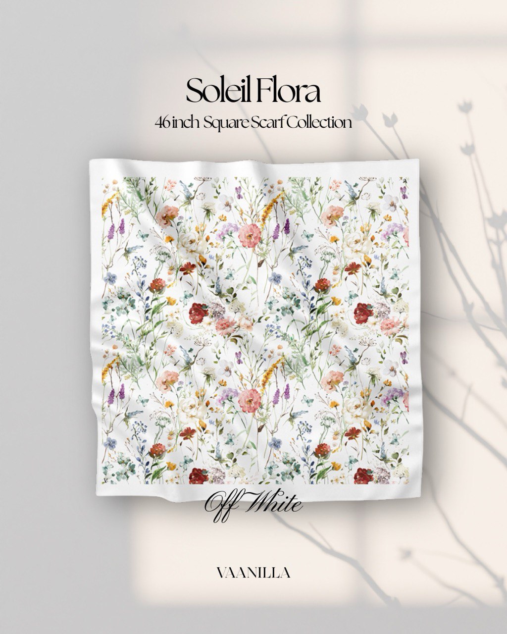Soleil Flora in Off White