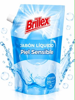 Jabón Liquido Piel Sensible 750 Ml Brillex