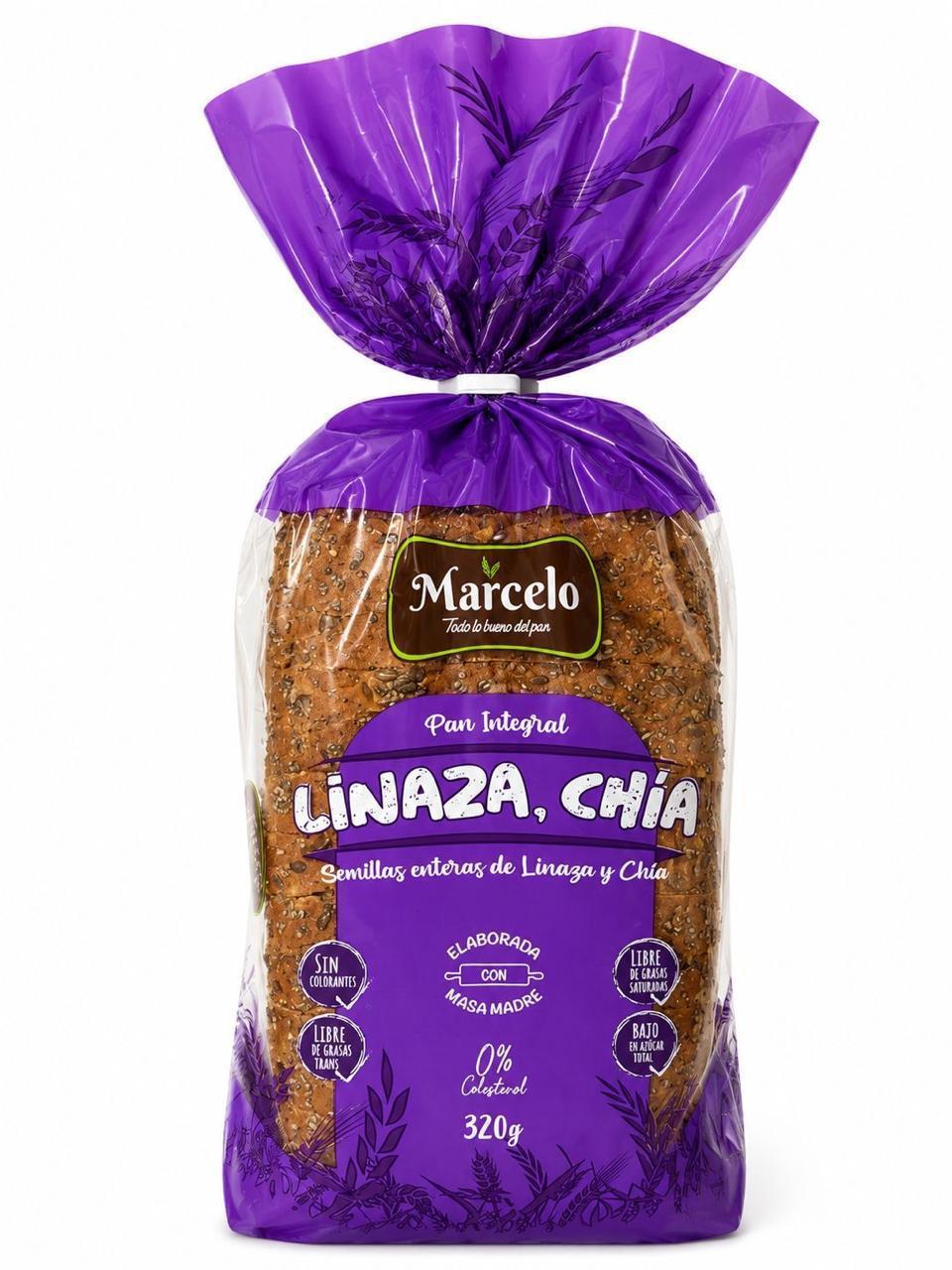 Pan Multigrano Linaza-Chia 320 Gr Marcelo