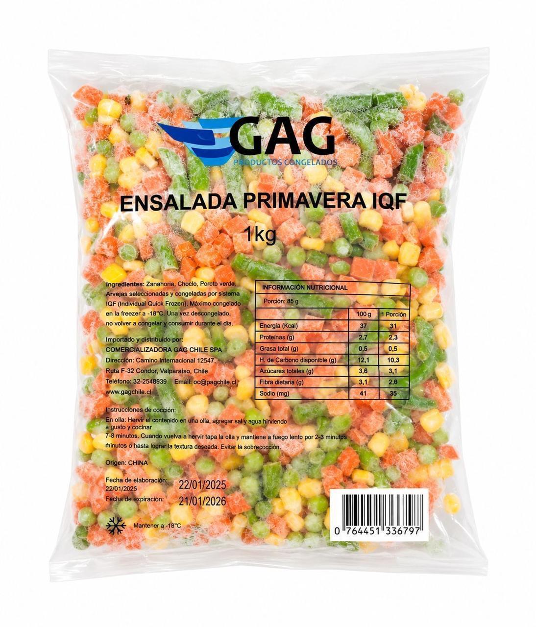 Primareva Congelada 1 Kg Gag_0