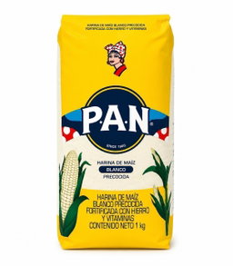 Harina De Maiz Blanco Precocida 1 Kg Pan