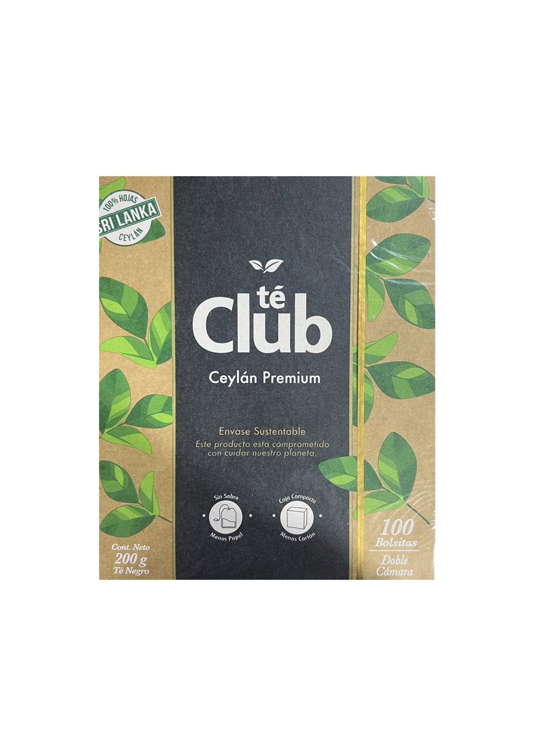 Té Ceylan Premium 100 Unidades Té Club
