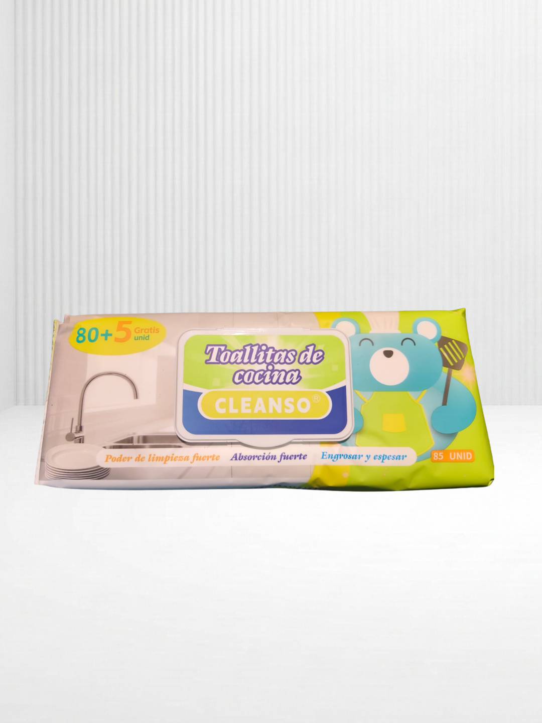 Toallas Humedas De Cocina 85 Unidades Cleanso