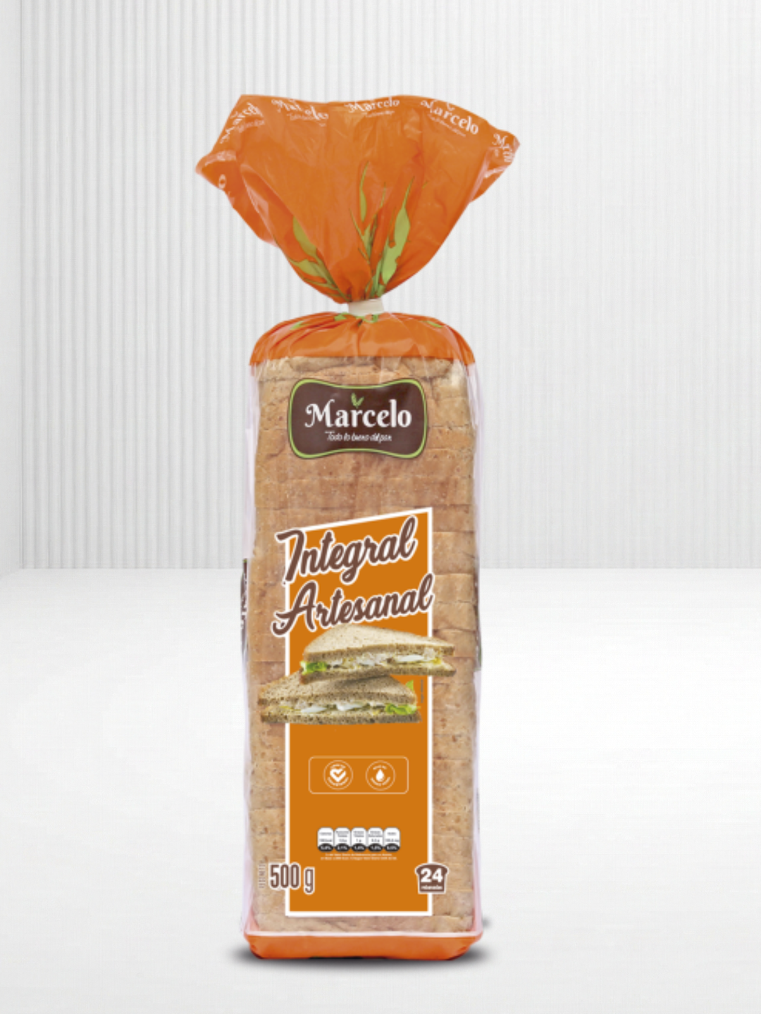 Pan Molde Integral 500 Gr Marcelo