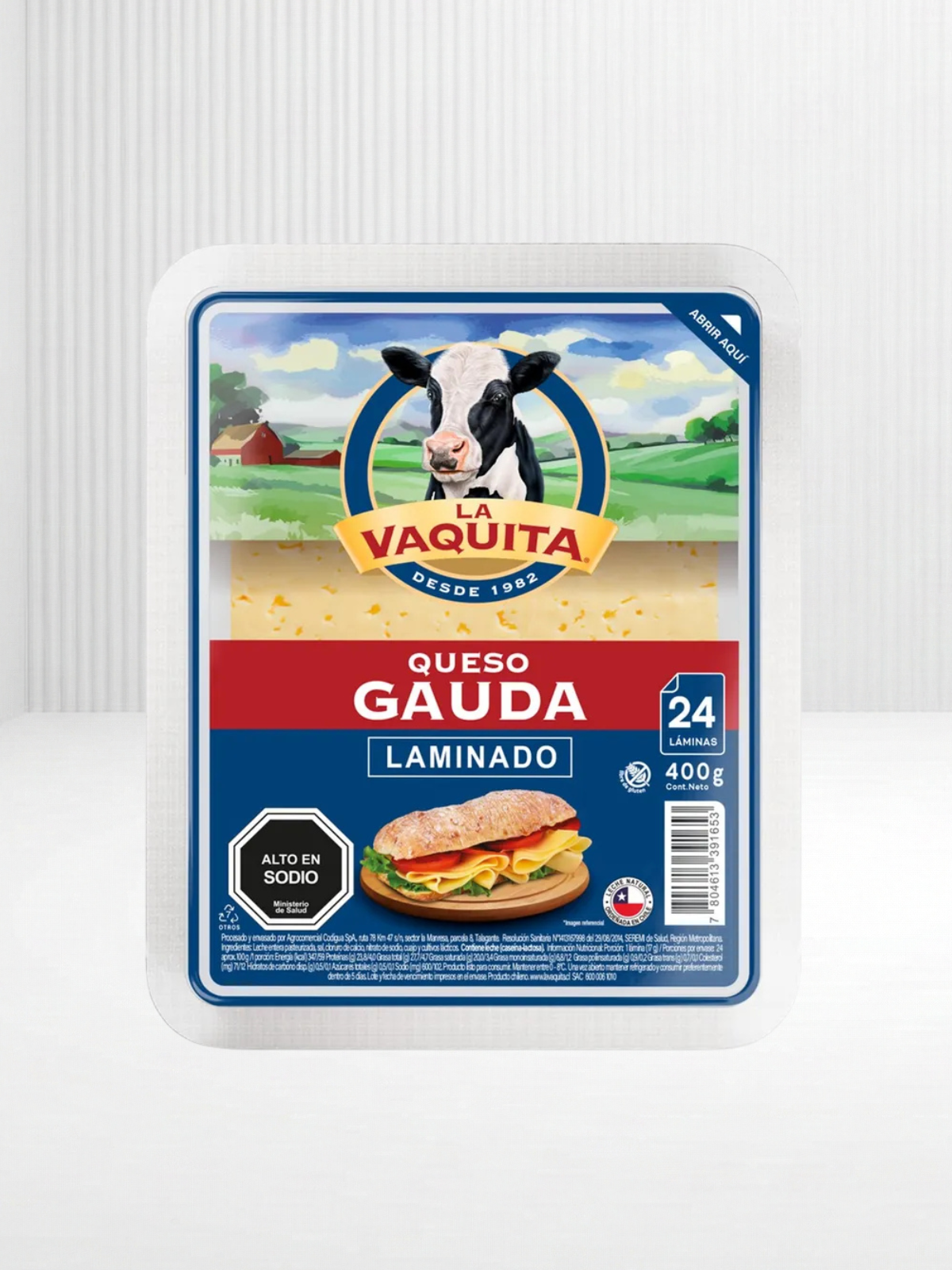 Queso Gauda 400 Gr La Vaquita_0
