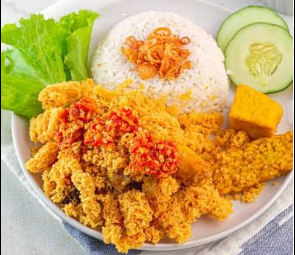 nasi ayam kremes_0