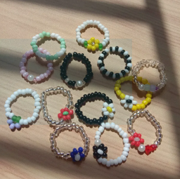 cincin manik2 lucu bunga