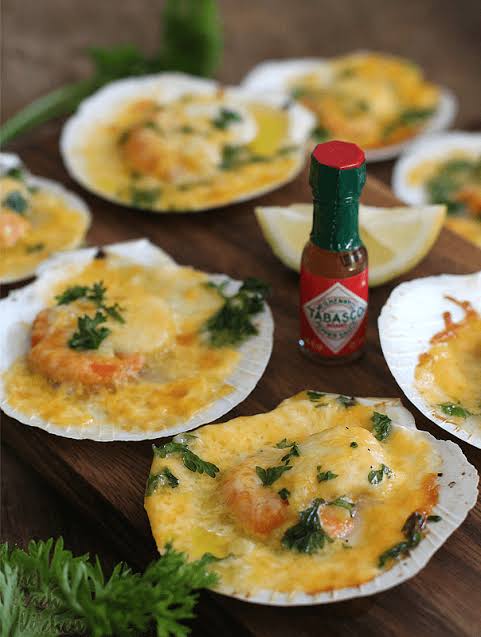 Cheesy Baby Scallop