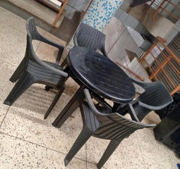 plastic outdoor patio dining set