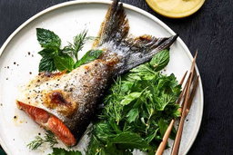 Cooked Salmon Tail