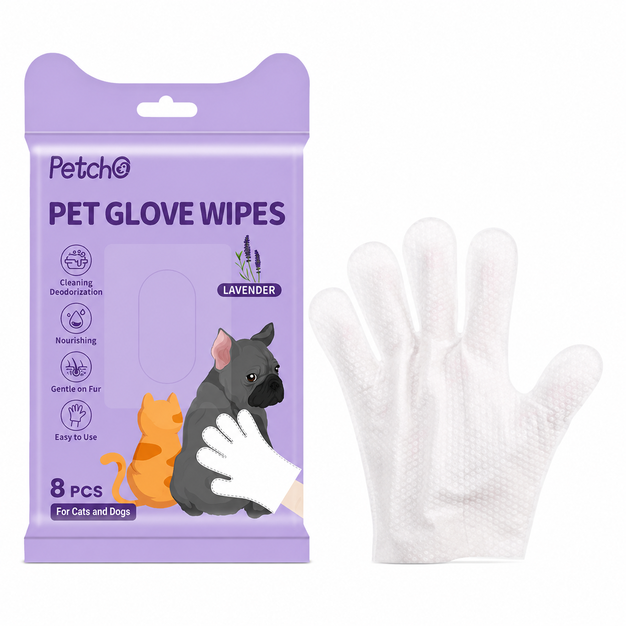 [Pre-order] Pet Glove Wipes 8/10Pcs_2