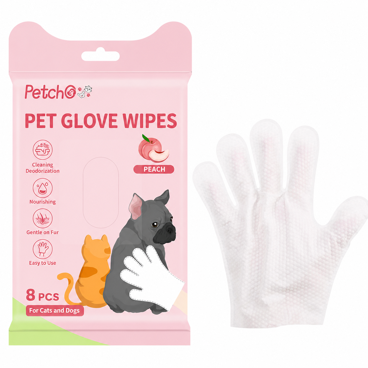[Pre-order] Pet Glove Wipes 8/10Pcs_6