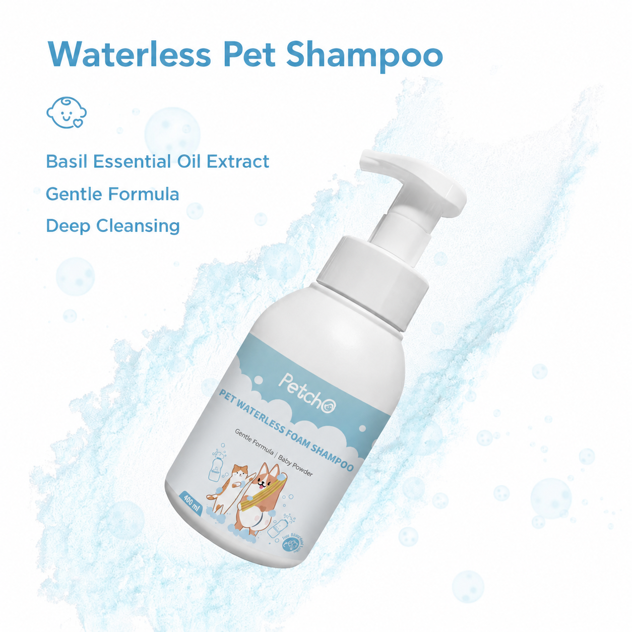 [Pre-order] Waterless Pet Foam Shampoo 400ml_3