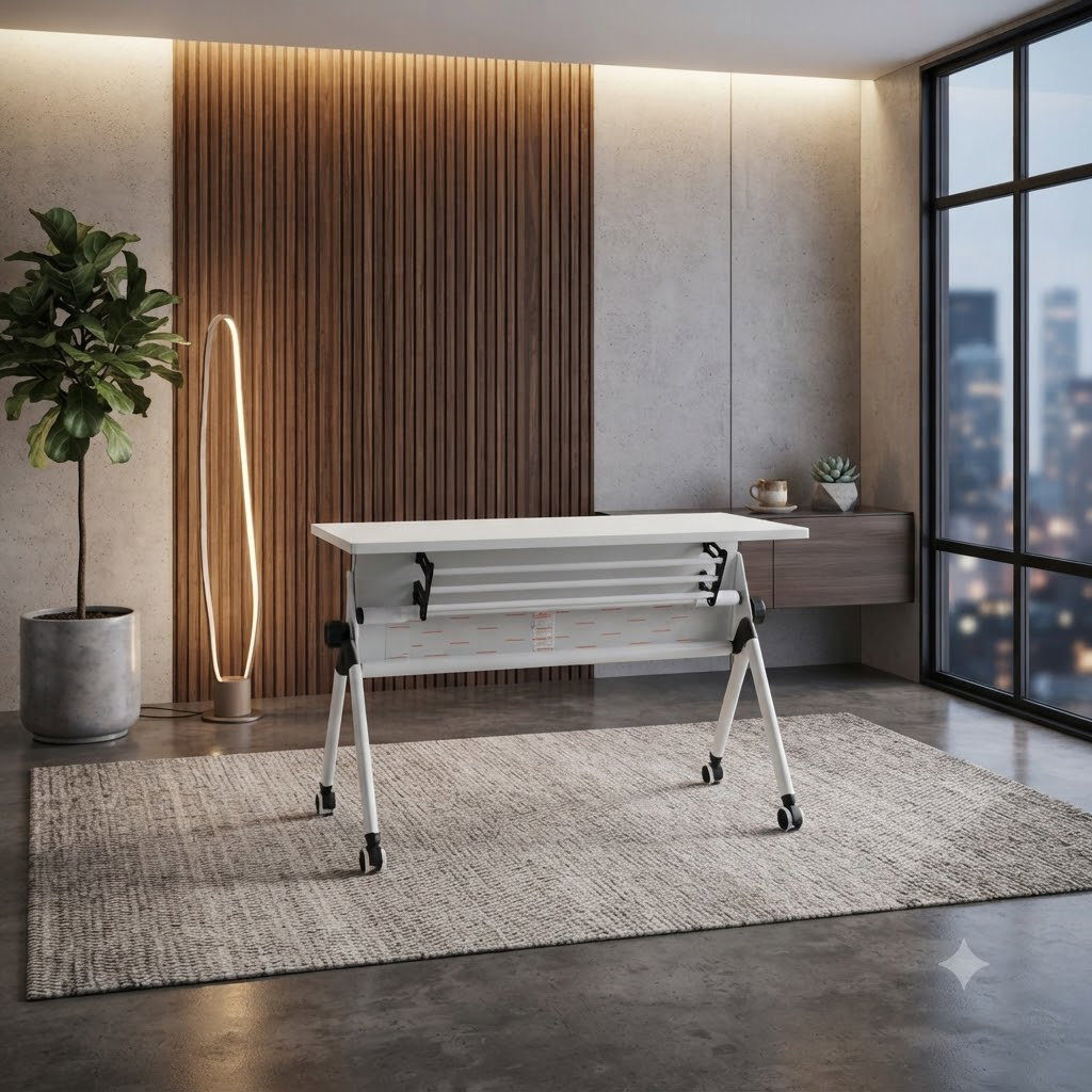 1.2M Modern Foldable Office Desk_2