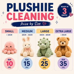 Soft Toy Cleaning (Ready in 3 Days)