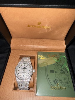 Reloj de Moissanita (Plateado)