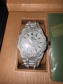 Reloj de Moissanita (Plateado)