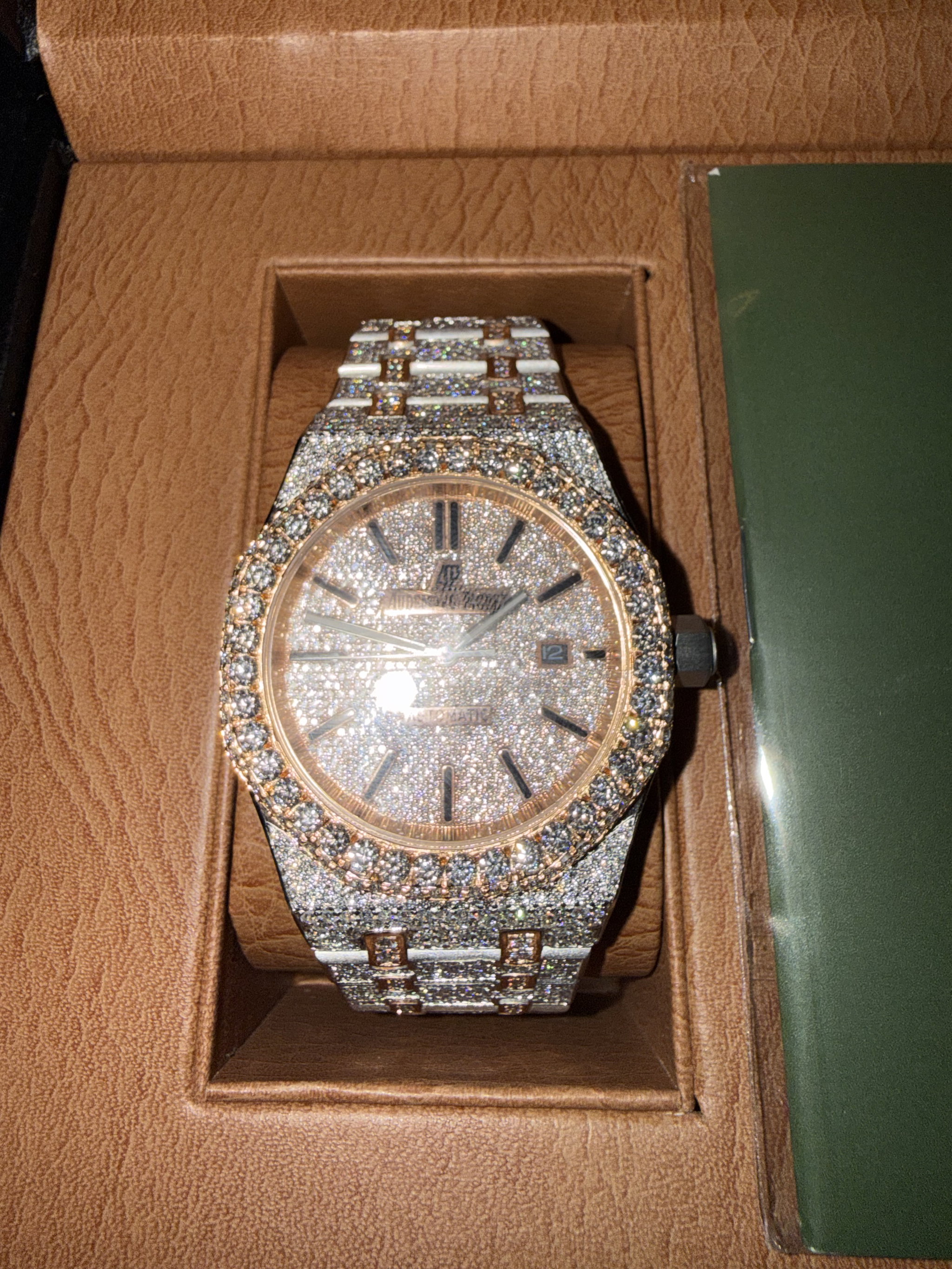 Reloj de Moissanita (Rosado) _1