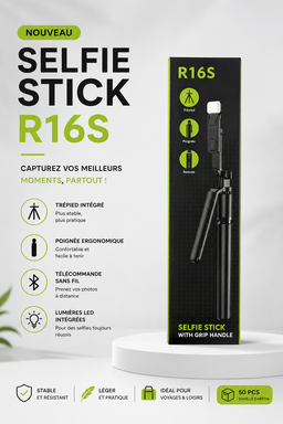 Selfie Stick R16 (stand selfie) 