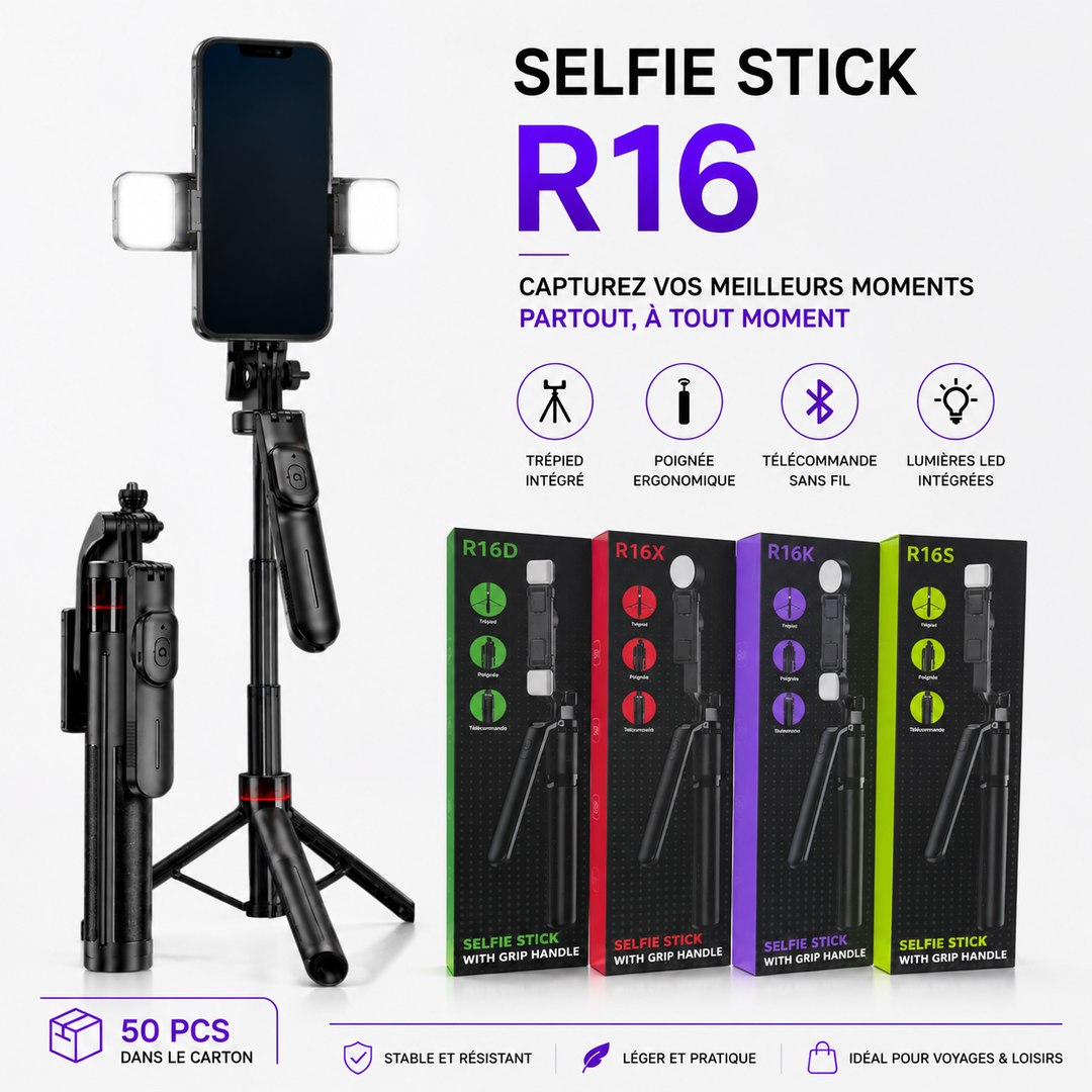 Selfie Stick R16 (stand selfie) 