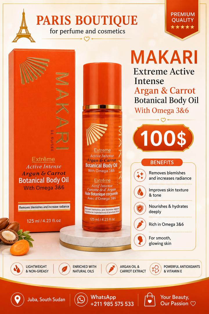 Makari Extreme Active Intense Argan & Carrot Body Oil _0