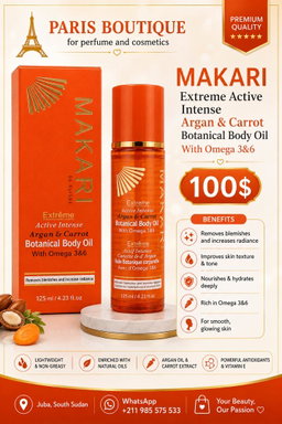 Makari Extreme Active Intense Argan & Carrot Body Oil 