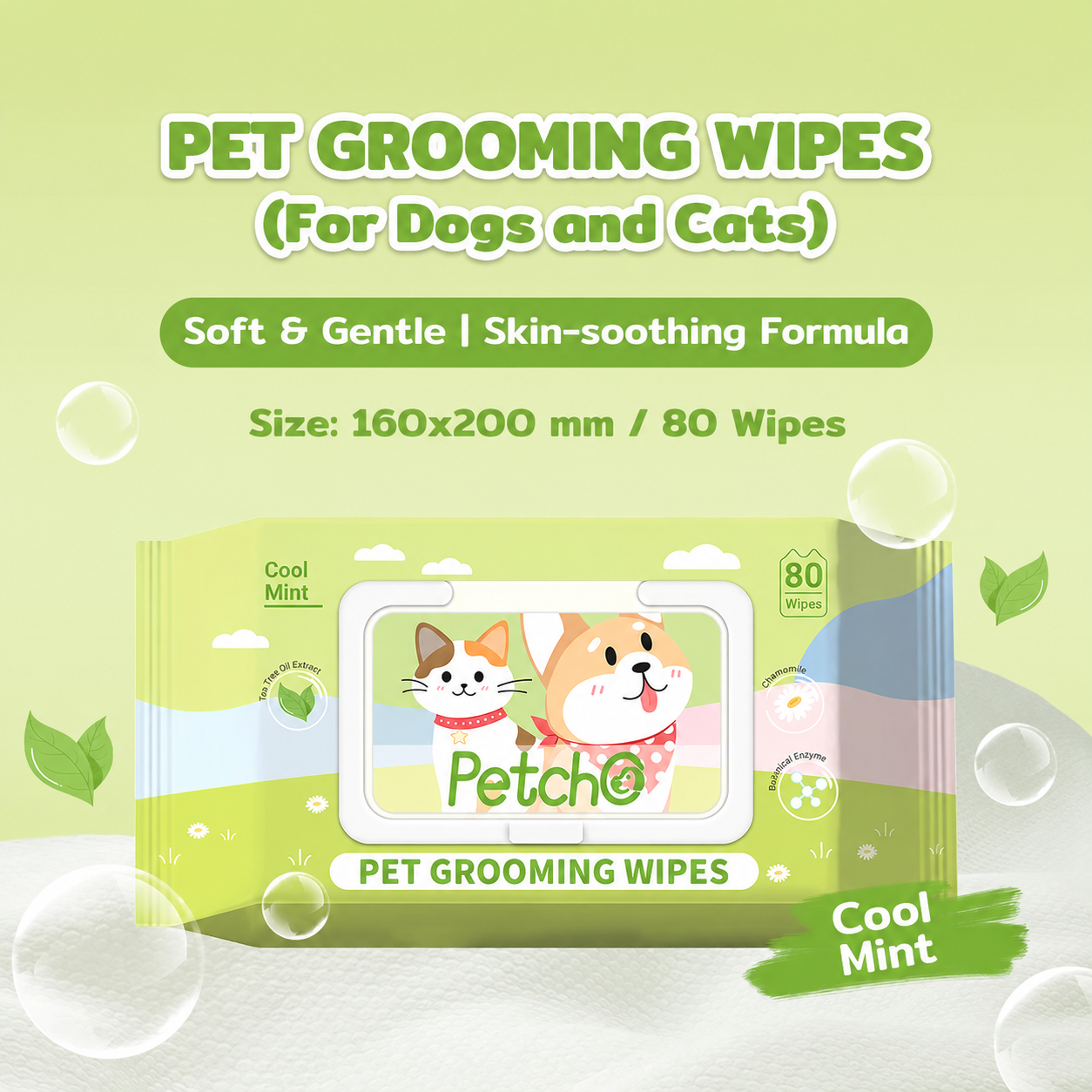 [Pre-order] Large & Thickened Pet Care Wipes 80 pcs_4