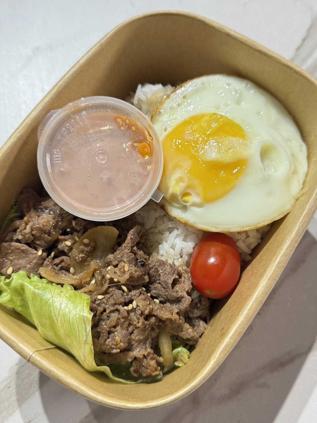 Beef Shabu White Rice With Sukiya Sauce