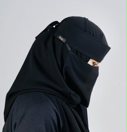 Liara Mini Small Niqab – 6 Inch Length 