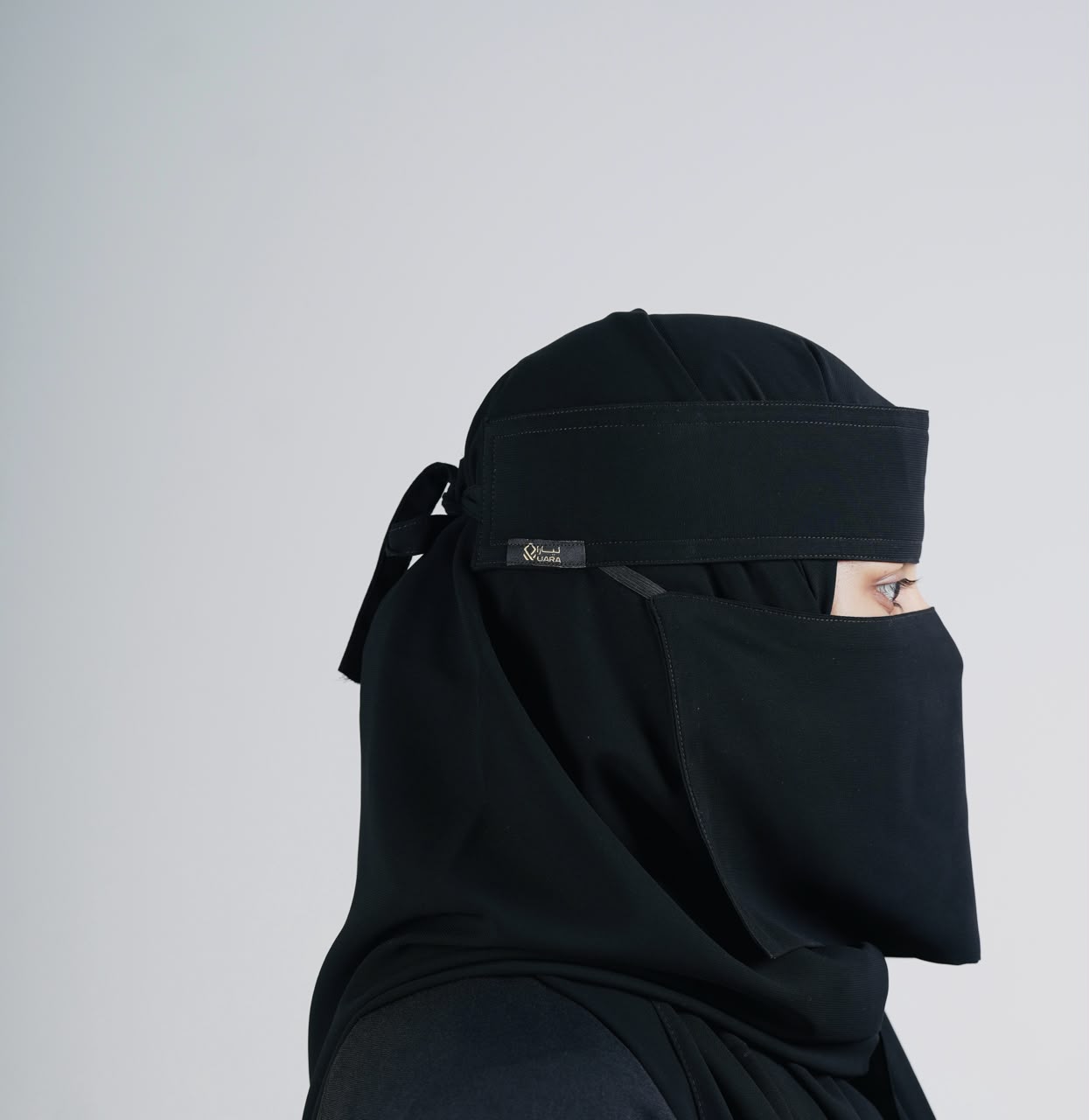Liara Mini Small Niqab – 6 Inch Length _0