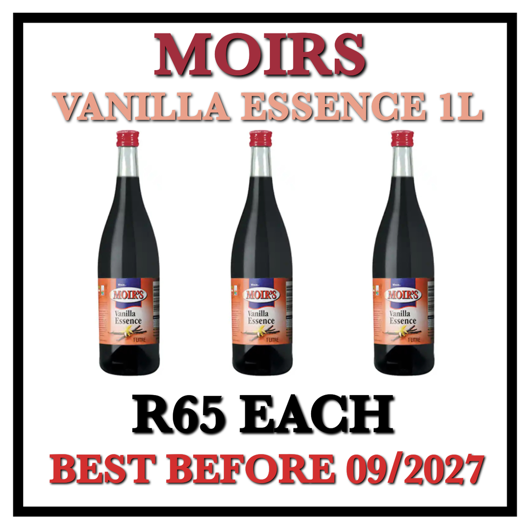 Moirs Vanilla Essence 1 Liter