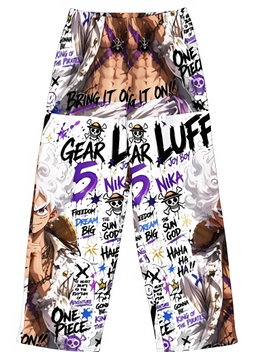 Monkey D. Luffy Gear 5 "Sun God Nika" Premium Graffiti Pants