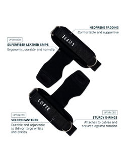 LOFTE 2-in-1 Lifting Straps with D-Ring V2 [UPGRADED] [PRE-ORDER]