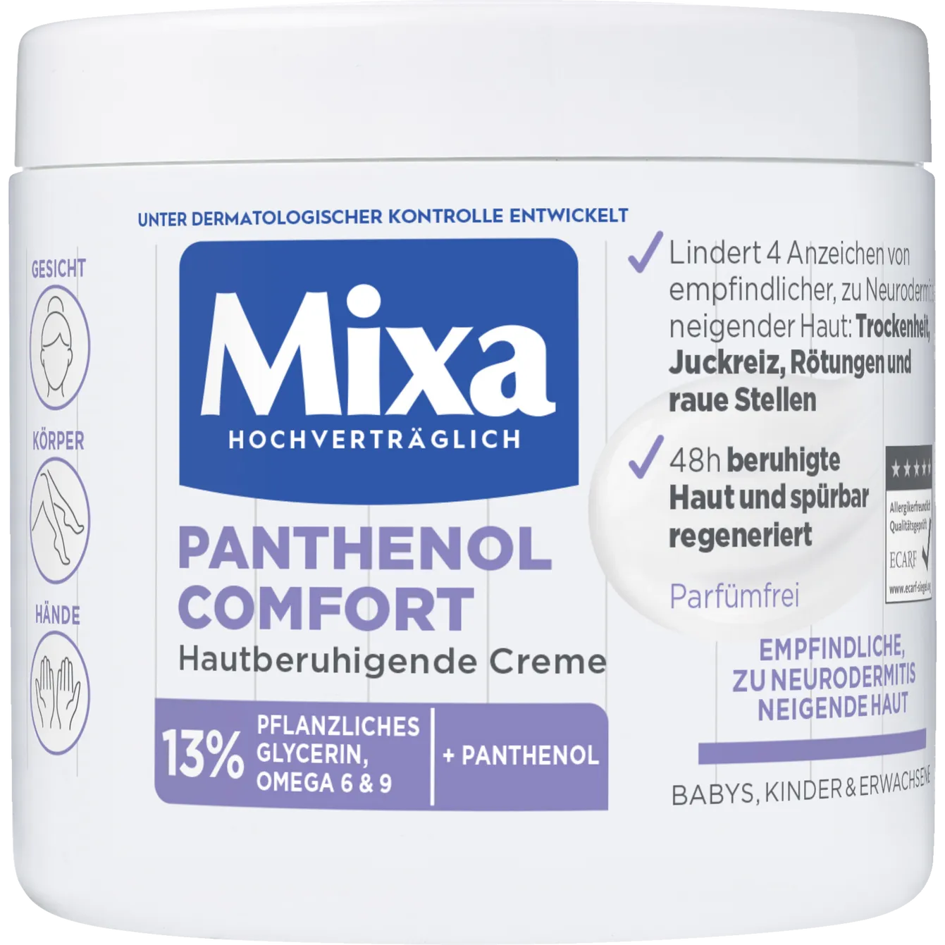 Mixa Panthenol Comfort 400ml