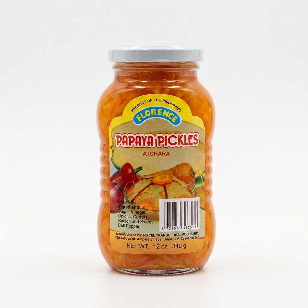 FLORENCE PAPAYA PICKLES (ATCHARA) 12 OZ
